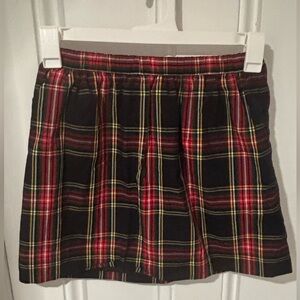 JCrew Crewcuts Vibrant Plaid Skirt
